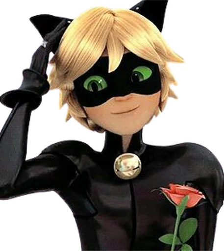 😺 Стикер «Cat Noir - Miraculous» для Telegram