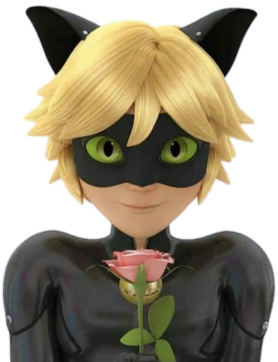 😺 Стикер «Cat Noir - Miraculous» для Telegram