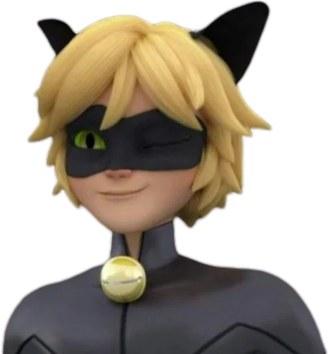 😺 Стикер «Cat Noir - Miraculous» для Telegram