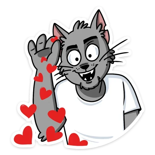 ❤ Стикер «Кот Степан ВК» для Telegram