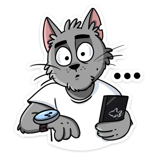 🤔 Стикер «Кот Степан ВК» для Telegram