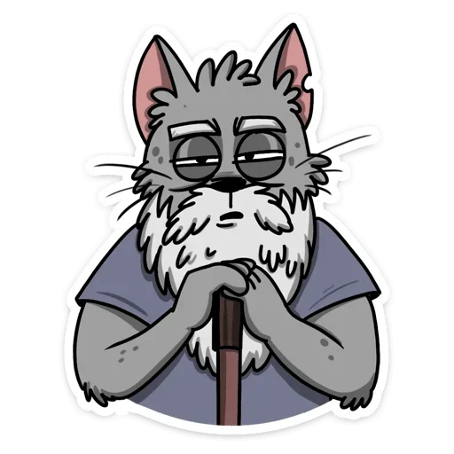 👴 Стикер «Кот Степан ВК» для Telegram