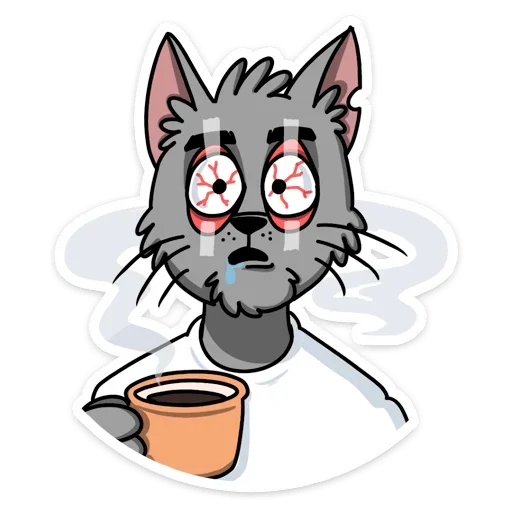 ☕ Стикер «Кот Степан ВК» для Telegram