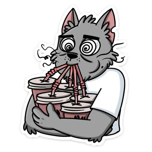 🍹 Стикер «Кот Степан ВК» для Telegram