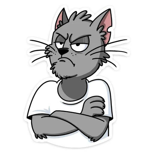 😡 Стикер «Кот Степан ВК» для Telegram