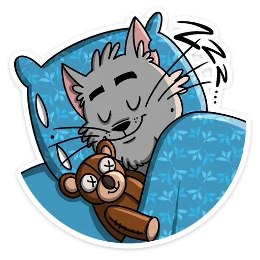 😴 Стикер «Кот Степан ВК» для Telegram