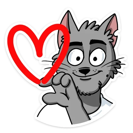 ❤ Стикер «Кот Степан ВК» для Telegram