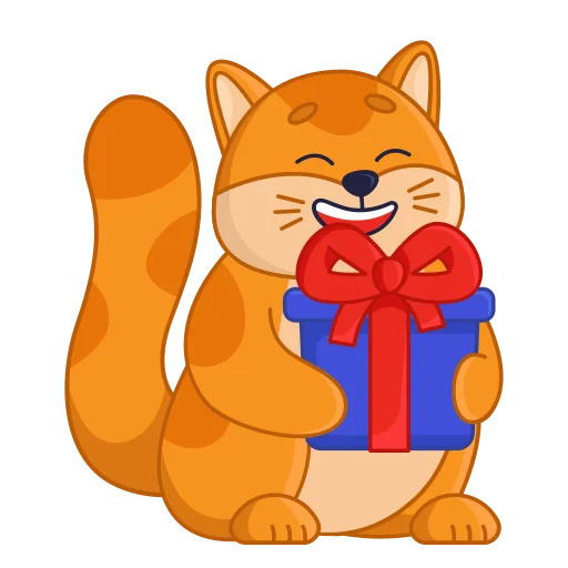 Стикерпак cat кот для Telegram — скачать