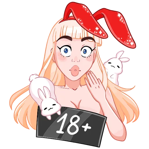 🙊 Эмодзи «Каталина Блэк» для Telegram