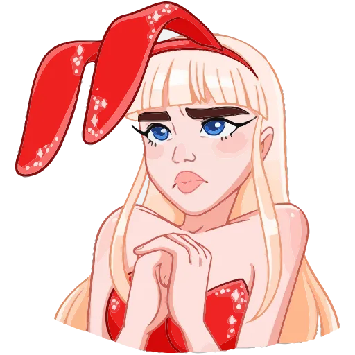 😕 Эмодзи «Каталина Блэк» для Telegram