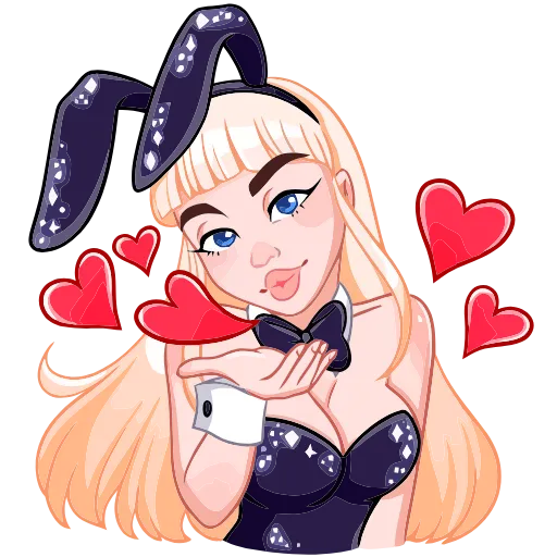 ❤️ Эмодзи «Каталина Блэк» для Telegram