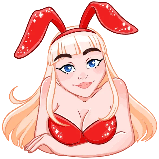 🙋‍♀️ Эмодзи «Каталина Блэк» для Telegram