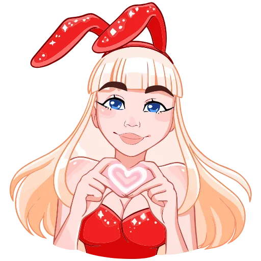 ❤️ Эмодзи «Каталина Блэк» для Telegram