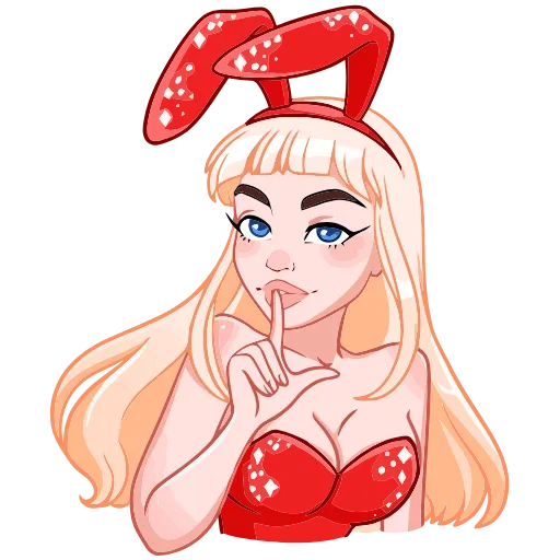 🤫 Эмодзи «Каталина Блэк» для Telegram