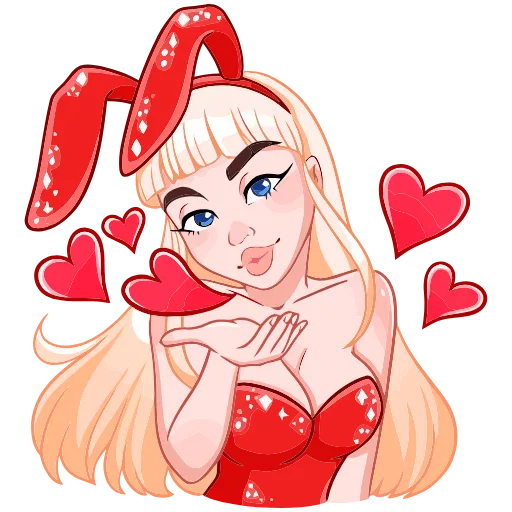 ❤️ Эмодзи «Каталина Блэк» для Telegram
