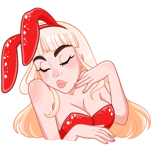 👸 Эмодзи «Каталина Блэк» для Telegram