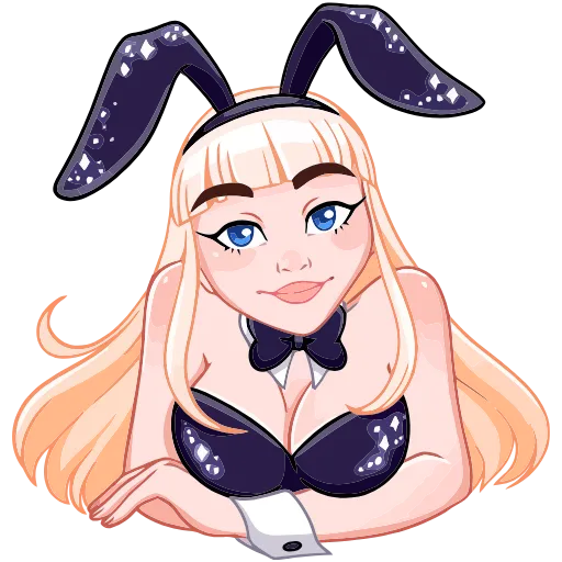🙋‍♀️ Эмодзи «Каталина Блэк» для Telegram