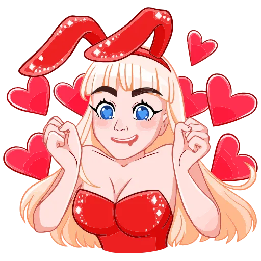 ❤️ Эмодзи «Каталина Блэк» для Telegram
