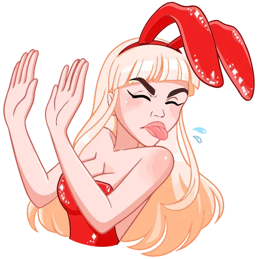 😝 Эмодзи «Каталина Блэк» для Telegram