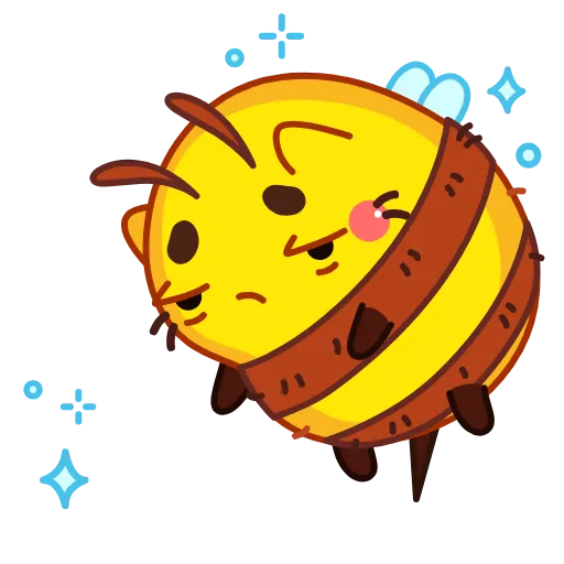 🥴 Стикер «CatBee» для Telegram