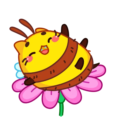 Стикерпак CatBee для Telegram