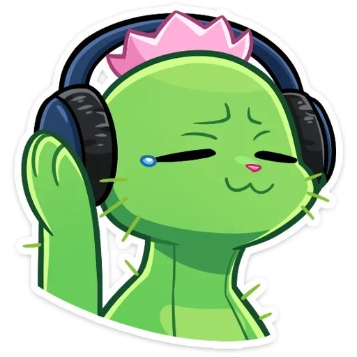 🎧 Стикер «Царапка» для Telegram