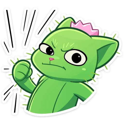 👊 Стикер «Царапка» для Telegram