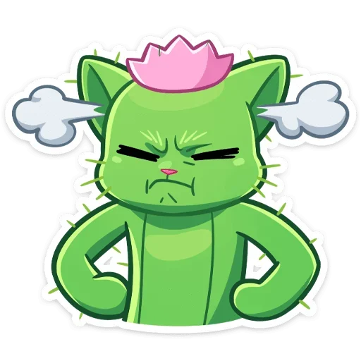 😡 Стикер «Царапка» для Telegram