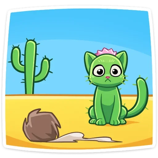 🐱 Стикер «Царапка» для Telegram