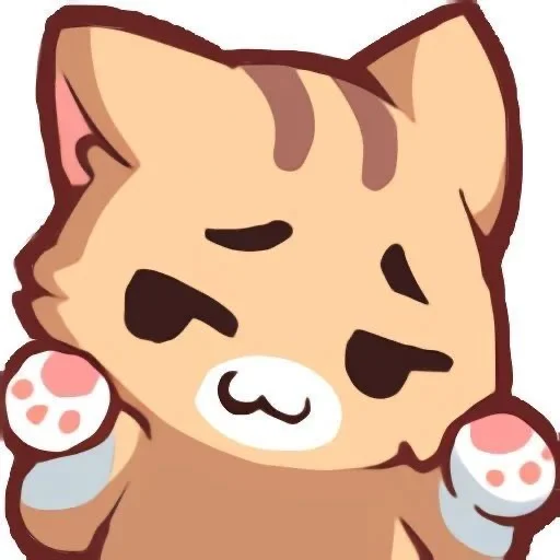 😑 Стикер «Cutecaaat» для Telegram