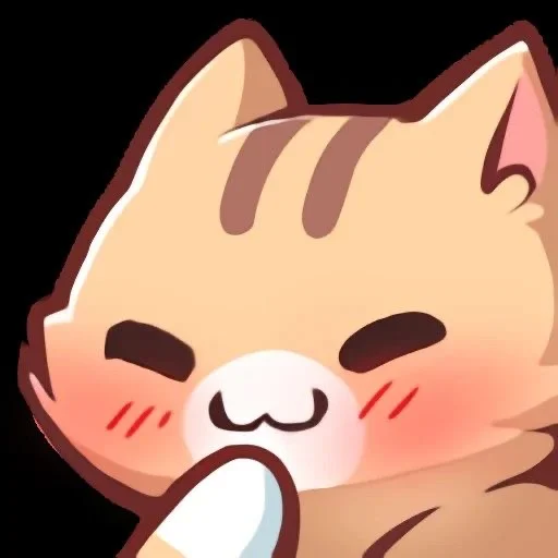 🤗 Стикер «Cutecaaat» для Telegram
