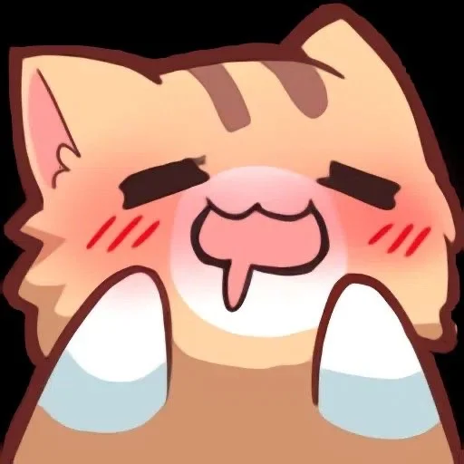 🤤 Стикер «Cutecaaat» для Telegram