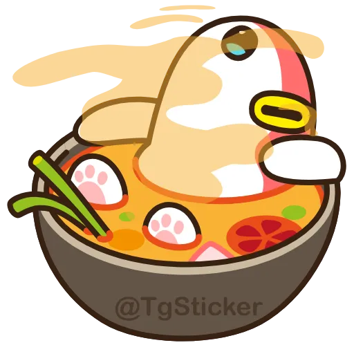 🥘 Стикер «Котокарп Гектор» для Telegram