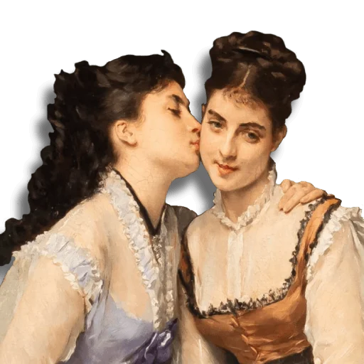 💋 Стикер «истинный катарсис» для Telegram