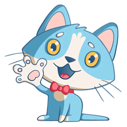 Стикерпак Котенок Том для Telegram — скачать