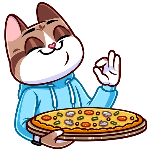 🍕 Стикер «Котэус» для Telegram