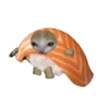 🥰 Эмодзи «Cat on food» для Telegram