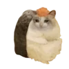 🧐 Эмодзи «Cat on food» для Telegram