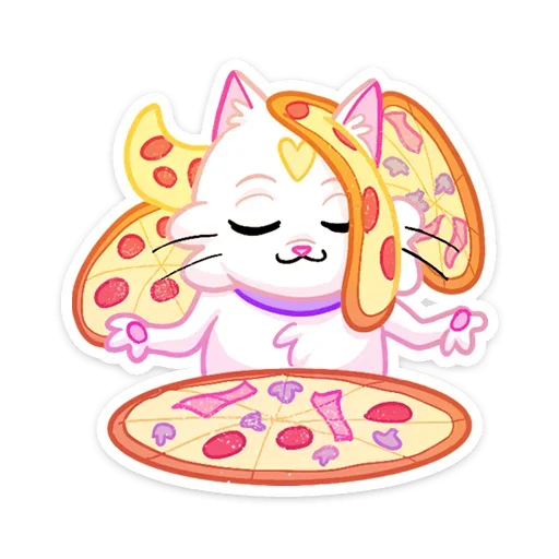 🍕 Стикер «Котострофа» для Telegram