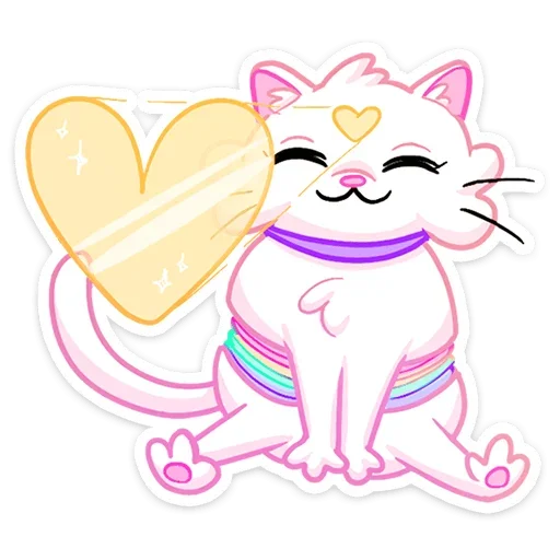 ❤️ Стикер «Котострофа» для Telegram