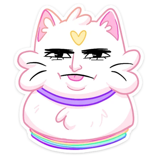 😛 Стикер «Котострофа» для Telegram