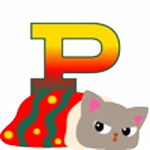 💦 Эмодзи «Котозима Шрифт» для Telegram