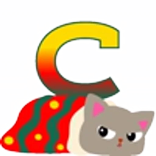 🤷 Эмодзи «Котозима Шрифт» для Telegram