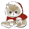 🎄 Эмодзи «Новогодние котики» для Telegram