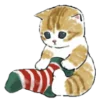🎄 Эмодзи «Новогодние котики» для Telegram