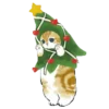 🎄 Эмодзи «Новогодние котики» для Telegram