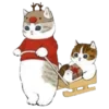 🎄 Эмодзи «Новогодние котики» для Telegram