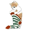 🎄 Эмодзи «Новогодние котики» для Telegram
