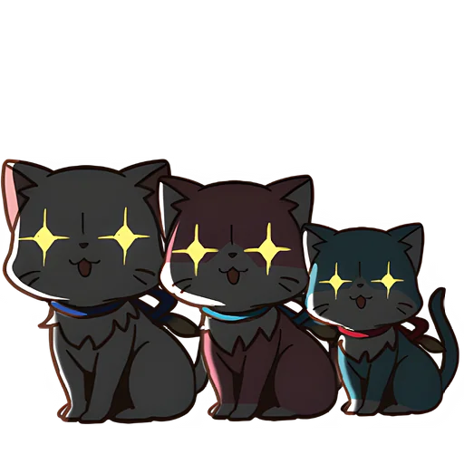 🤩 Стикер «Коты братаны» для Telegram