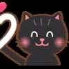 ❤️ Эмодзи «Cats» для Telegram